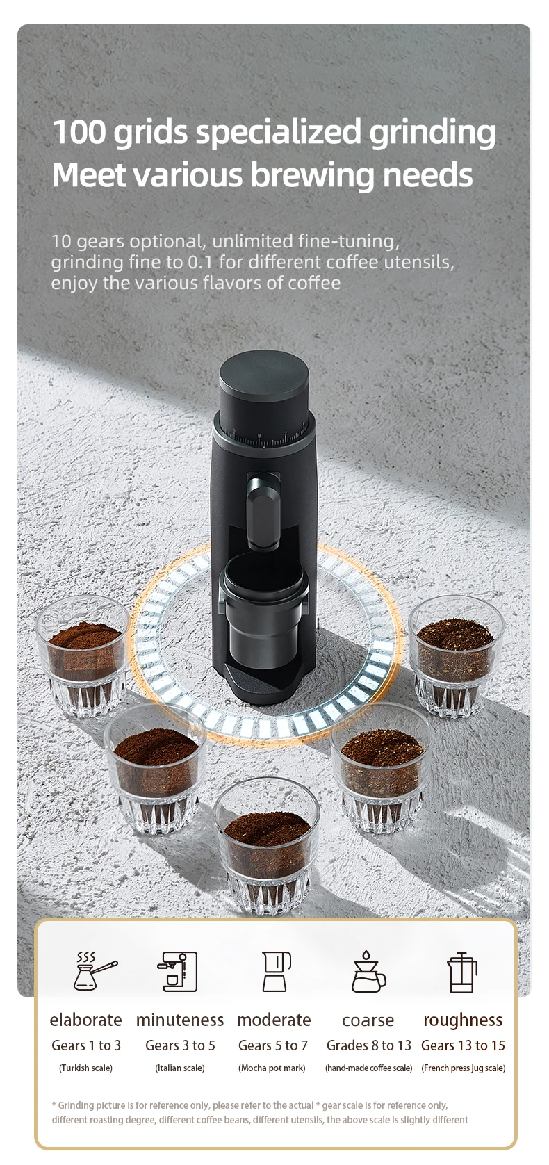 STARSEEKER-Electric-Coffee-Grinders-48mm-Espresso-Burrs-Stepless-Fineness-Adjustment-Coffee-Bean-Gri-2022765