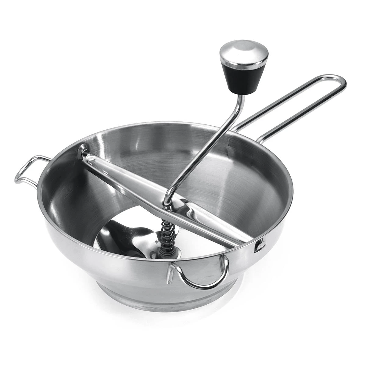 (image for) Stainless Steel Food Mill Metal Vegetable/Carrot/Tomato/Potato/Rice Mixer Maker Cutter